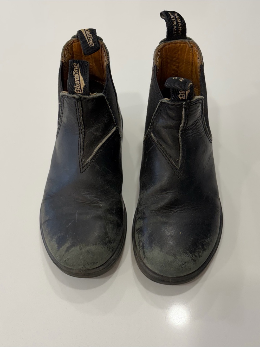 Blundstone Kids Size 11 Black Leather Chelsea Boots